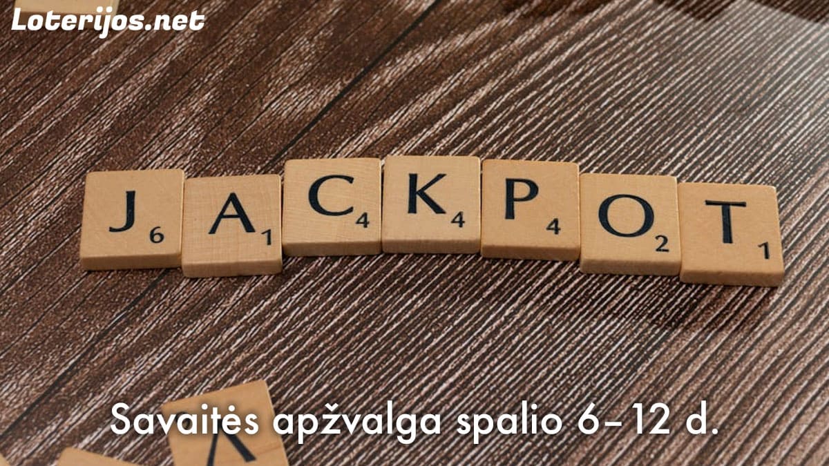 Loterijų savaitės apžvalga 2025 m. spalio 13 d.